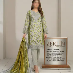 Unstiched Lawn Suit